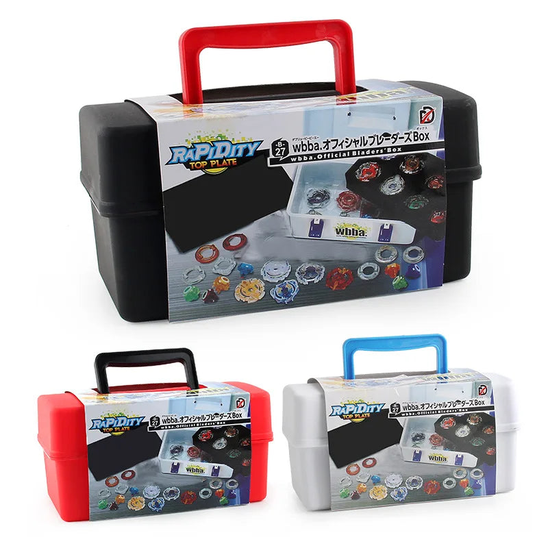 Edukacyjny zestaw 8w1 do Beyblade z wodoodporną walizką