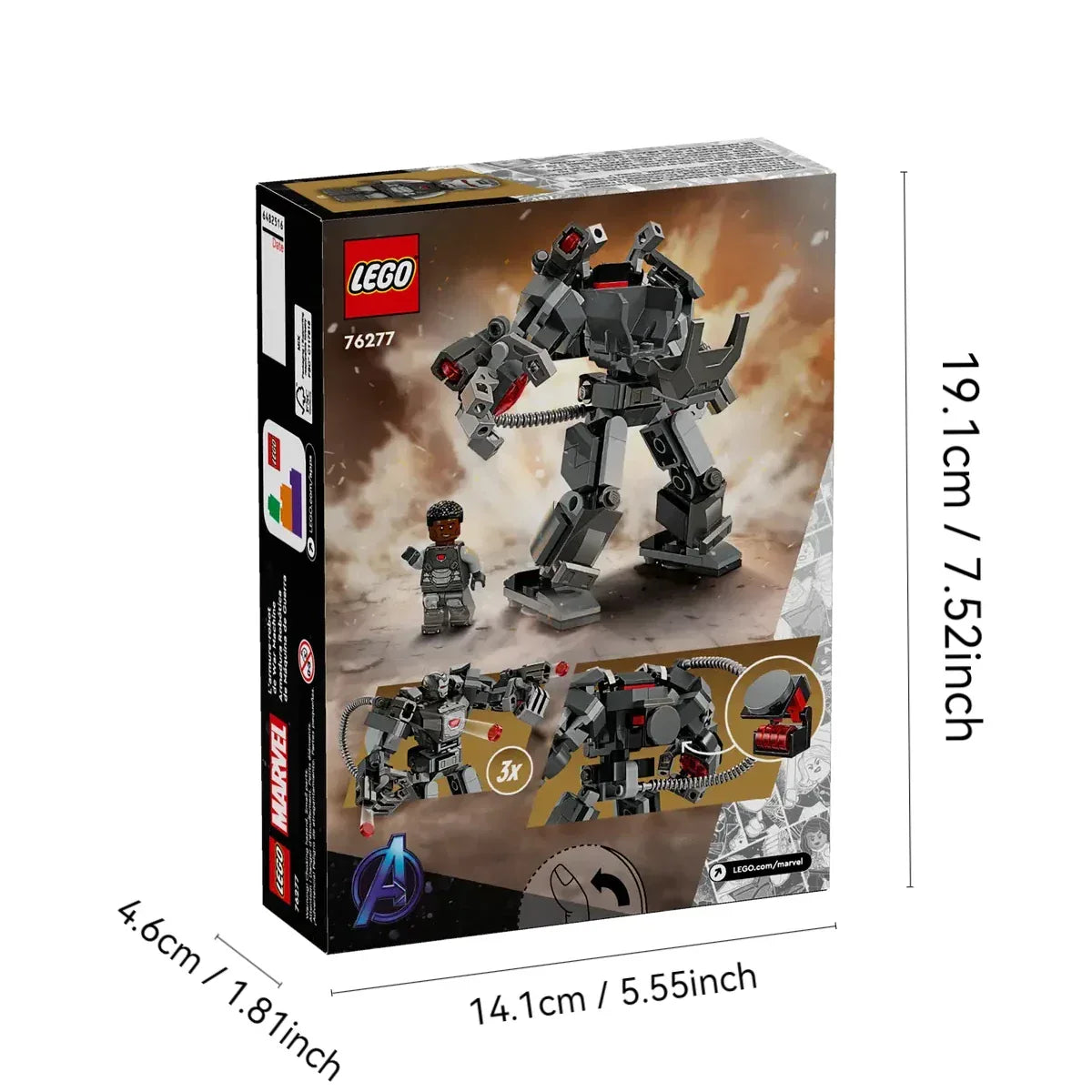 LEGO War Machine Mech Armor Marvel 76277