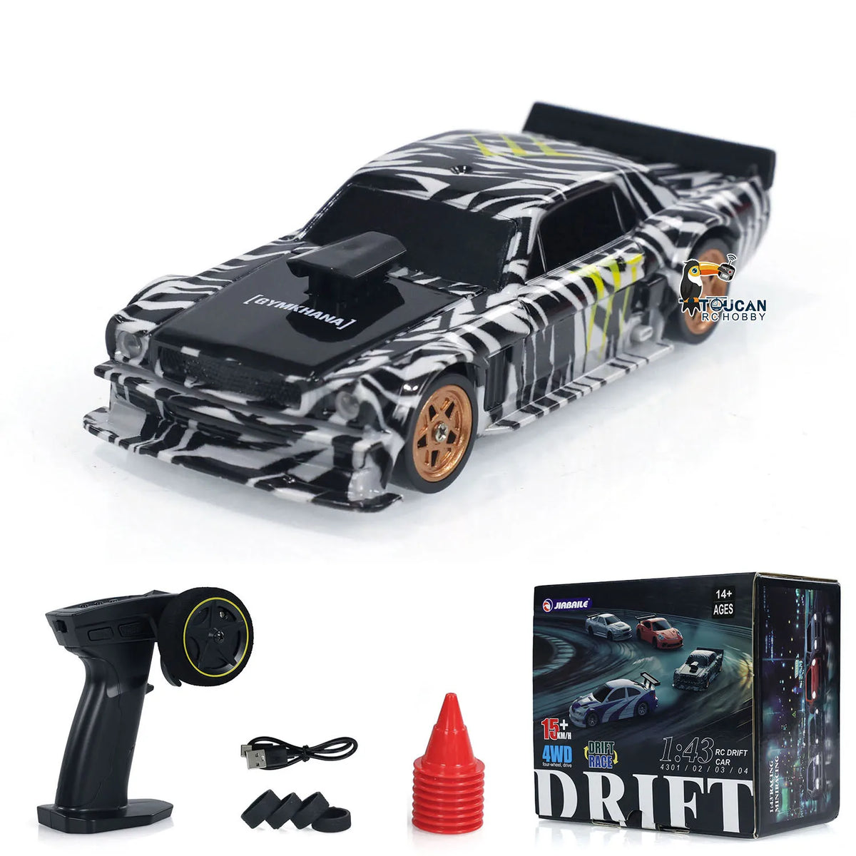 Zdalnie sterowany samochód wyścigowy 1:43 4WD