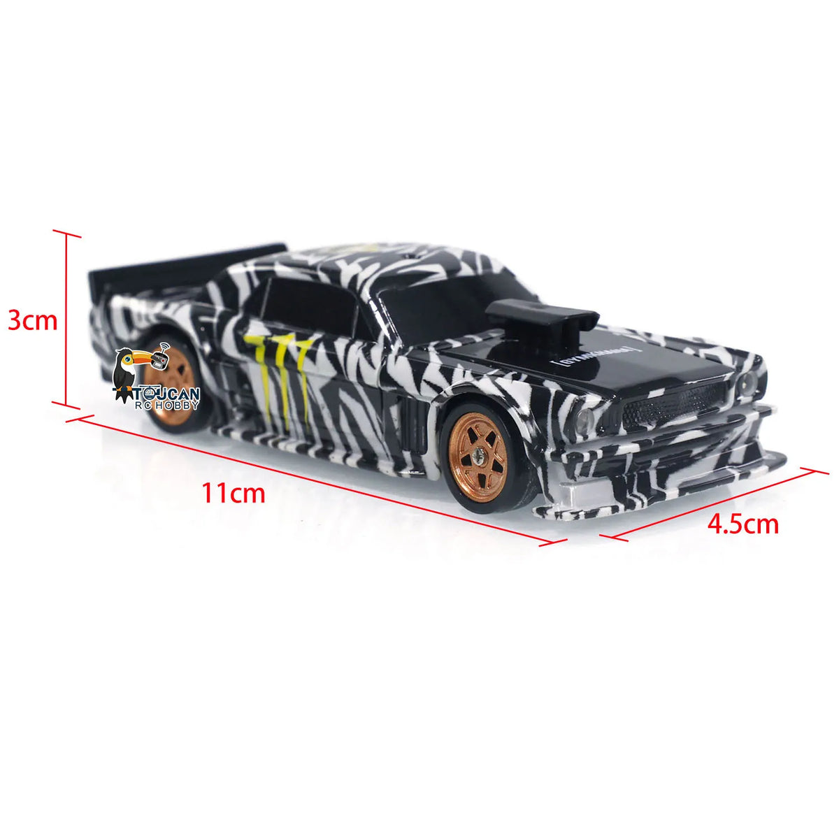Zdalnie sterowany samochód wyścigowy 1:43 4WD