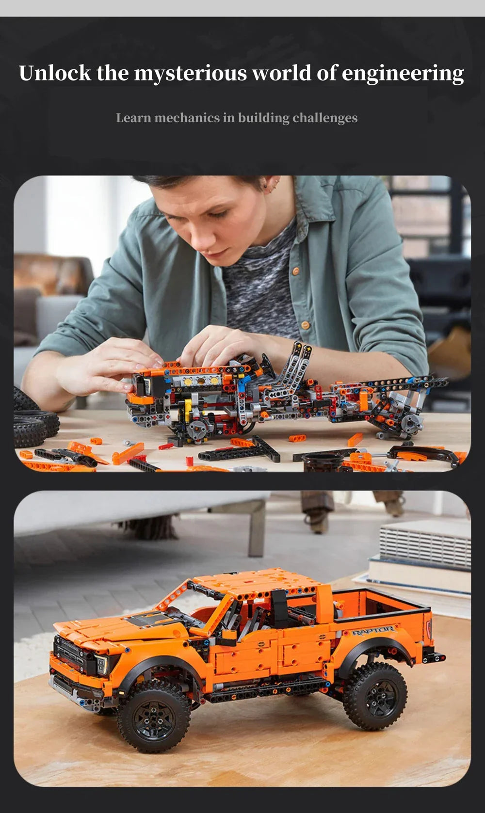 Klocki Ford Raptor F-150 1379 szt.