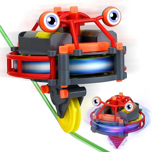 Magiczny robot na jednokołowcu do składania