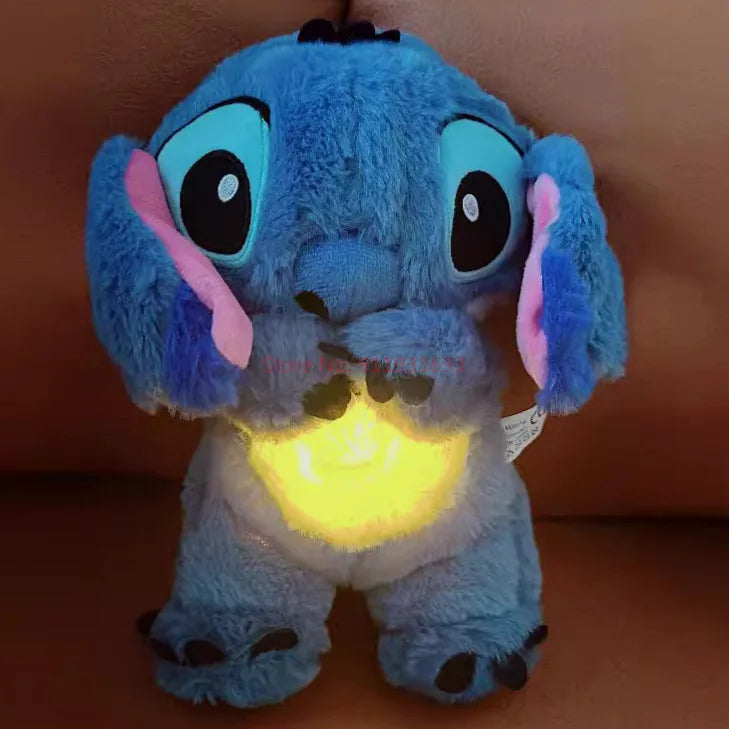 Pluszowy Stitch z muzyką, światłem i oddechem